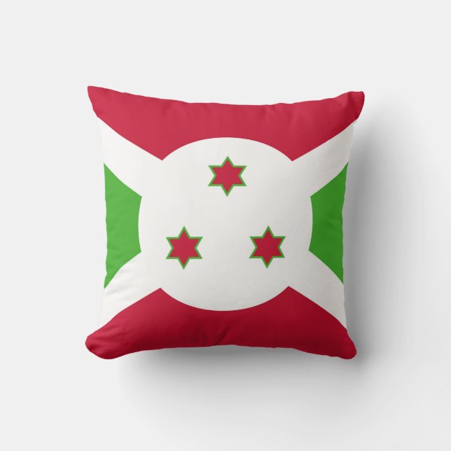 MoJo Pillow mit Flagge Burundis Kissen (Vorderseite)