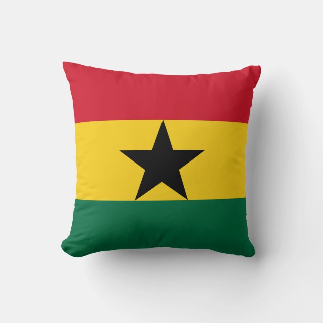MoJo Pillow mit Flagge Ghanas Kissen (Vorderseite)