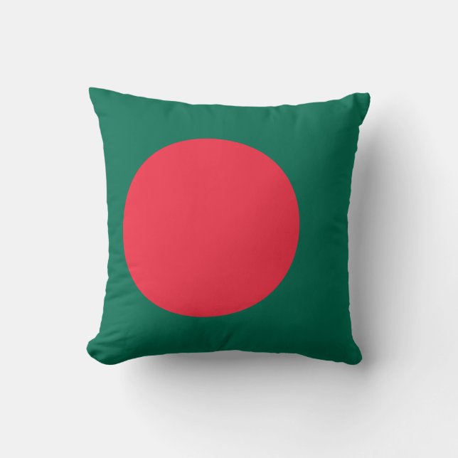 MoJo Pillow mit Flagge von Bangladesch Kissen (Vorderseite)