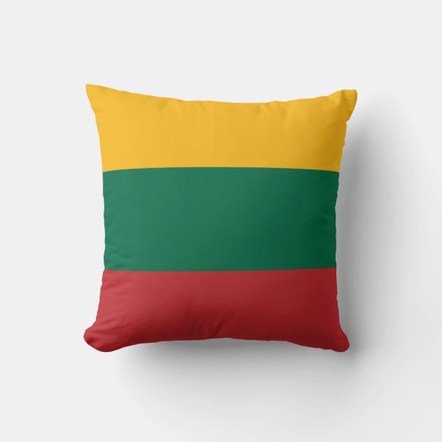 MoJo Pillow mit litauischer Flagge Kissen (Vorderseite)