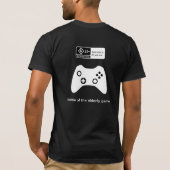 Mojo R+ schwarze T T-Shirt (Rückseite)