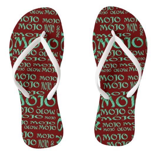 Mojo Rot Flip Flops Badesandalen (Fußbett)