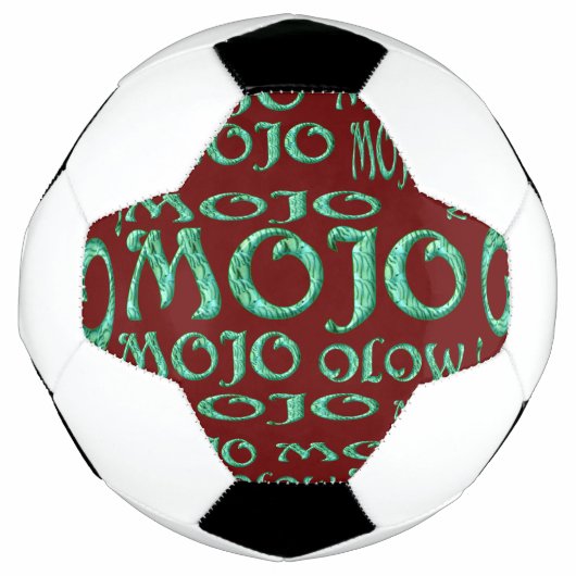 Mojo Roter Fußballball Fußball (Vorderseite)