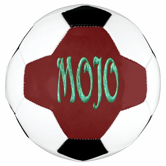 Mojo Roter Fußballball Fußball (Vorderseite)