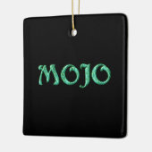 Mojo Schwarz Hängequadrat Keramikornament (Links)