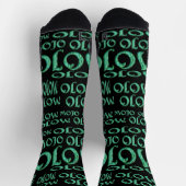 Mojo-schwarze Hochleistungs-Socken Socken (Oben)