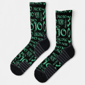 Mojo-schwarze Hochleistungs-Socken Socken (Links)