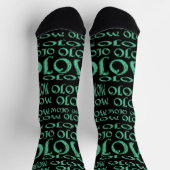 Mojo-schwarze Premiumsocken Socken (Oben)
