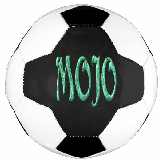 Mojo-Schwarzfußball Fußball (Vorderseite)