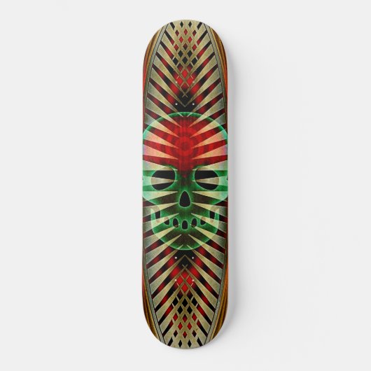 Mojo Skull Skateboard (Vorderseite)