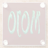 Mojo-Untersetzer Glasuntersetzer (Rückseite)