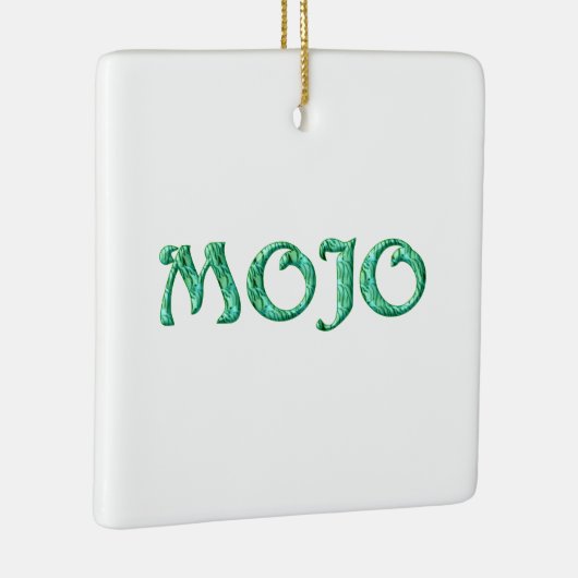 Mojo-Weiß-Wandschmuck Keramikornament (Rechts)