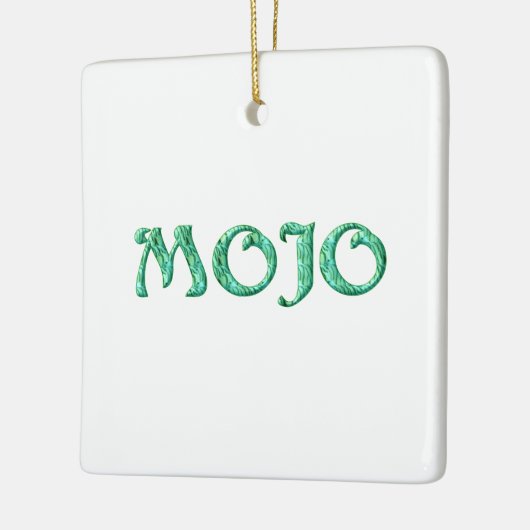 Mojo-Weiß-Wandschmuck Keramikornament (Links)