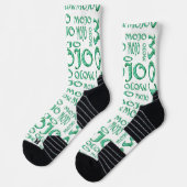 Mojo-weiße Hochleistungs-Socken Socken (Links)