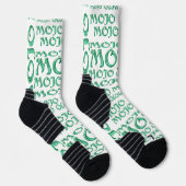 Mojo-weiße Hochleistungs-Socken Socken (Rechts)