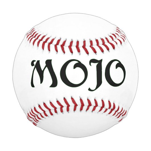 Mojo-weißes Baseball (Vorderseite)