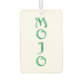 Mojo-Weißkarosserie Autolufterfrischer (Rückseite)