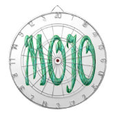 Mojo White Dartboard Dartscheibe (vorne)