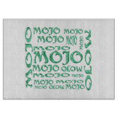 Mojo White Glasspanplatte Schneidebrett (Vorderseite)