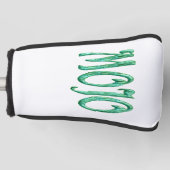 Mojo White Golf Club Pappdeckel Headcover (Vorderseite)