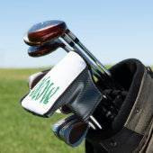 Mojo White Golf Club Pappdeckel Headcover (In Situ)