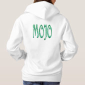 Mojo women white hooded sweatshirt back (Rückseite)