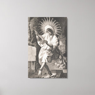 Mojos Inder Leinwanddruck