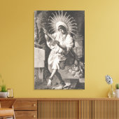 Mojos Indian Leinwanddruck (Insitu (Wohnzimmer))