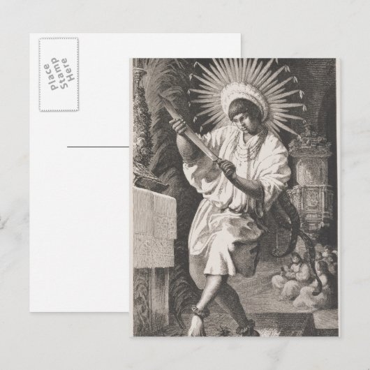 Mojos Indian Postkarte (Vorne/Hinten)