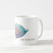 Mok Chubby Chicken Chica, colorfull cute bird Kaffeetasse (VorderseiteRechts)