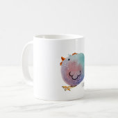 Mok Chubby Chicken Chica, colorfull cute bird Kaffeetasse (Vorderseite Links)