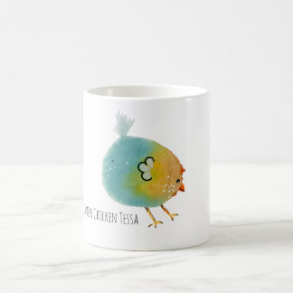 Mok, Chubby Chicken Tessa, colorfull, funny, bird Kaffeetasse