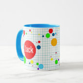 Mok - computerspel agario-stijl - blauw tasse (Vorderseite Links)