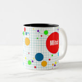 Mok - computerspel agario-stijl - jongen zweifarbige tasse (VorderseiteRechts)