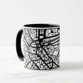 Mok grafisch plattegrond Eindhoven Tasse (Vorderseite Links)