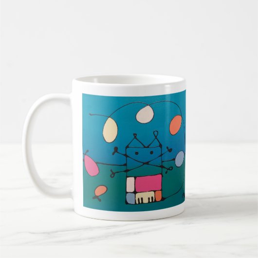 Mok - Happy birthdaycat Kaffeetasse (Links)