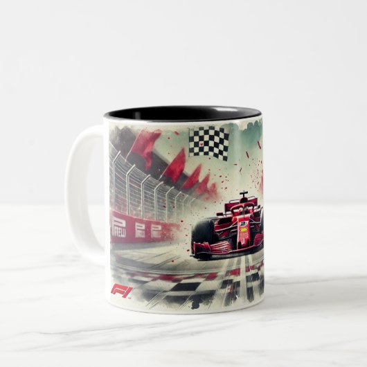Mok met formule 1 zweifarbige tasse (Vorderseite Links)