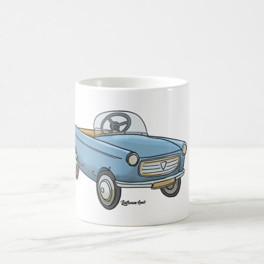 Mok met leuke peugeot 404 in retro look kaffeetasse (Mittel)