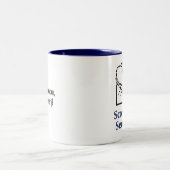 Mok met logo zweifarbige tasse (Mittel)