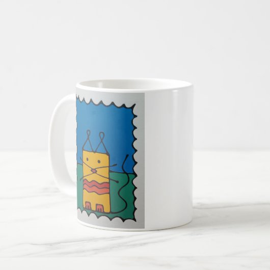 Mok - Sunnycat Kaffeetasse (Vorderseite Links)