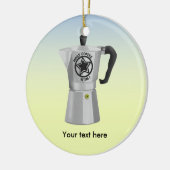 Moka Coffee Pot Keramikornament (Links)