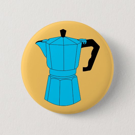 Moka Espresso-Kaffee-Topf Button (Vorderseite)