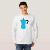 Moka Espresso-Kaffee-Topf T-Shirt (Vorne ganz)