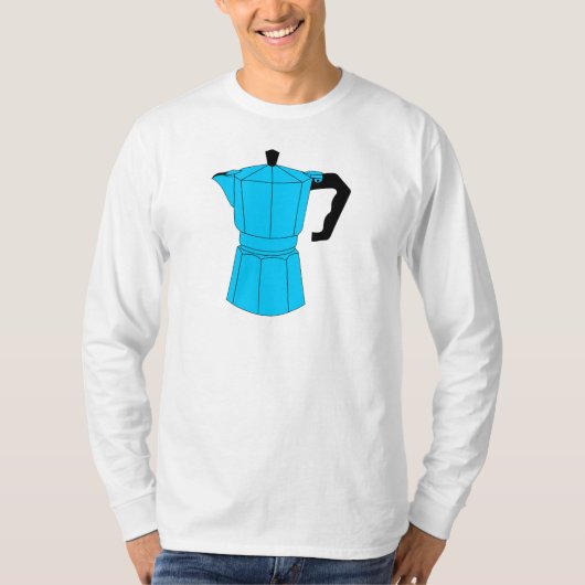 Moka Espresso-Kaffee-Topf T-Shirt (Vorderseite)