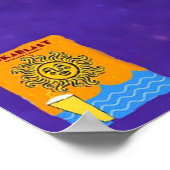 Mokablast-Riesenschale Poster (Ecke)