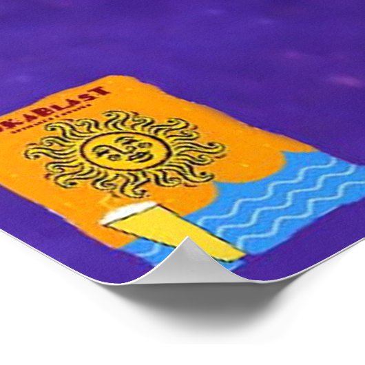 Mokablast-Riesenschale Poster (Ecke)