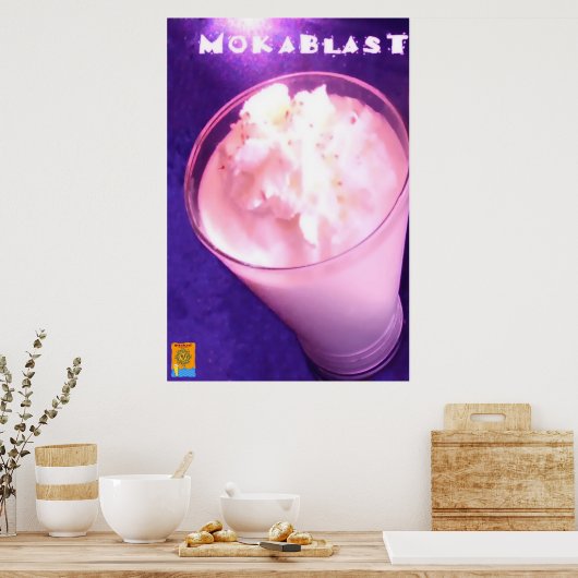 Mokablast-Riesenschale Poster (Küche)