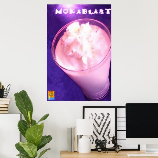 Mokablast-Riesenschale Poster (Heimbüro)