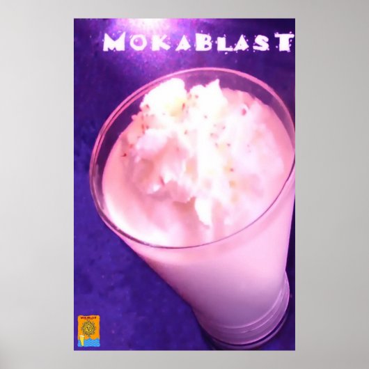 Mokablast-Riesenschale Poster (Vorne)