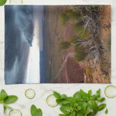 Moki Dugway Gewitter - Südutah Handtuch (Gefaltet)